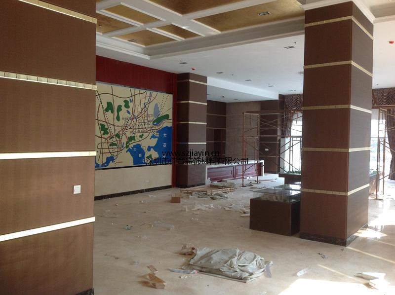 惠陽區(qū)淡水某小區(qū)銷售中心-皮革軟包工程